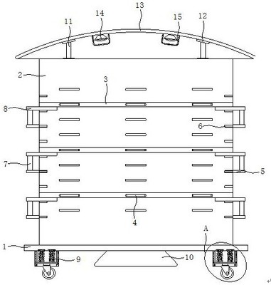 五金交電與水暖器材用可調(diào)高度貨物架的設計與應用